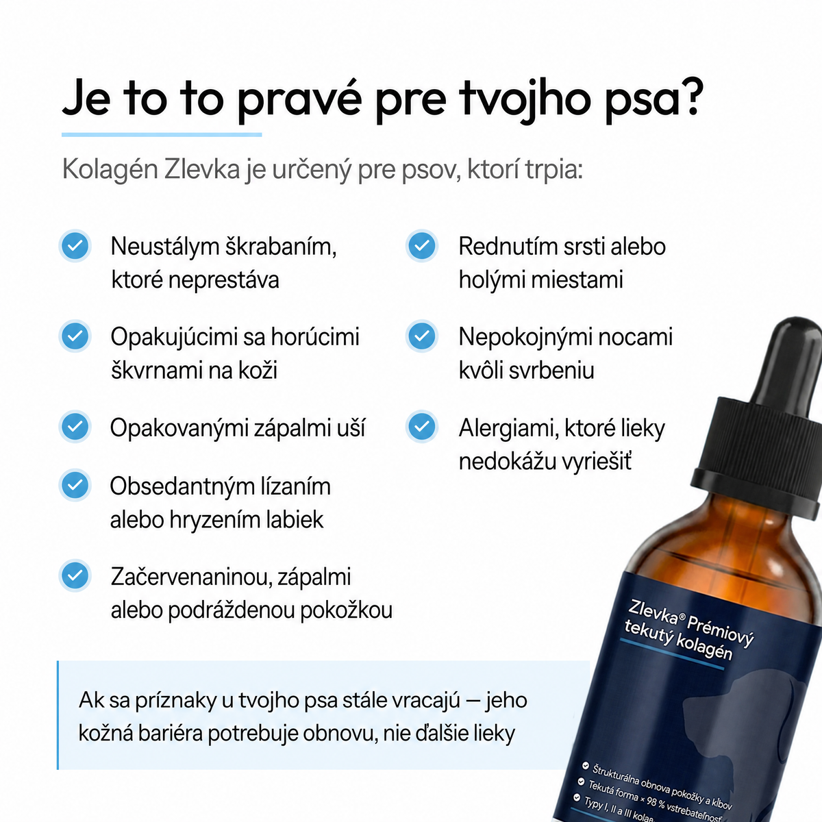 Healthy Petz Prémiový Tekutý Kolagén
